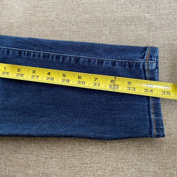 Banana Republic Premium SKINNY Ankle Jeans Women's 31 Mid Rise Blue Casual - Picture 14 of 16
